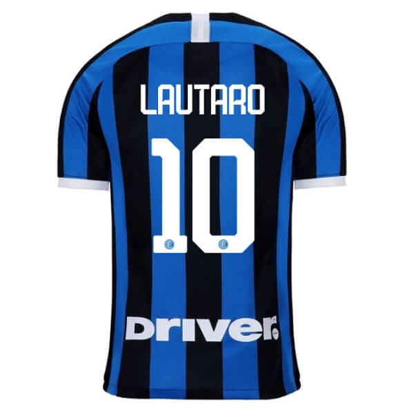 Camiseta Inter Milan NO.10 Lautaro 1ª Kit 2019 2020 Azul